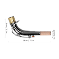 Miniatyrbilde 4 av 7: Alto Saksofon Albue Bøy Nakke Rør Musikk Instrument Tilbehør B75 18 X 2 X 8 cm