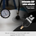 Miniatyrbild 8 av 8: Uppblåsbar Paddleboard Adapter, Universell Högtrycksbeständig Pumpanslutning, Snabb Uppblåsning För Utomhusäventyr