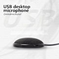 Miniatyrbillede 6 af 8: Konference USB-mikrofon - Rundstrålende optagelse - Klar lyd - Mini USB-pc-mikrofon til møder, spil og onlineundervisning