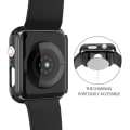 Miniatyrbillede 4 af 5: [2Pack] Sort Hard Case Kompatibel Med Apple Watch Series 3 S