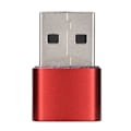 Miniatyrbild 4 av 8: 3-pack USB 2.0 Han till Typ-C Hon U-disk Adapter Metall USB till Typ-C Adapter för Laptop Mobiltelefon (Röd)