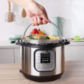 Miniatyrbillede 3 af 5: Dampindsindsats i rustfrit stål til Instant Pot, med silikone
