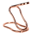 Miniatyrbild 4 av 8: Finger Ring Mobiltelefon Hållare Stativ Fällbar 360° Roterande Telefon Baksida Handgrepp HållareRose Guld