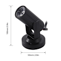 Miniatyrbillede 1 af 5: Mini Beam Light Projektor LED Spotlight Scene Effekt Lys KTV B