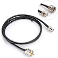 Miniatyrbilde 4 av 5: 1M UHF hann PL259 til BNC hann testkabel ledning koaksialkabel adapter tilbehør