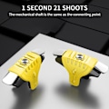 Miniatyrbild 4 av 6: 8 st F1 metallspelknappar mobil skjutspel trigger controller gamepad för PUBG gul