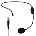 Miniatyrbillede 2 af 5: Mini XLR 3-bens TA3F-stik Professionel trådløs hovedbøjle mikrofon headset mikrofon