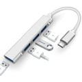 Miniatyrbild 1 av 8: USB C Hubb För Enheter Med Typ C-Port, Bred Användning 4 USB-Portar Adapter Expander Med Användarvänlig Design, Portabel Och Lätt Att Flytta Mellan