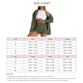 Miniatyrbild 1 av 2: Hoodie med dragkedja och shorts set Långärmad Polyester Andningsbar 2-delad Dam Lounge Set för Jogging OD Grön XXL