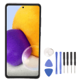 Miniatyrbilde 2 av 8: 6,7 tommers organisk LED-skjerm erstatning med fingeravtrykksensor for Samsung Galaxy A72 5G 4G SM A725 SM A725M DS Svart