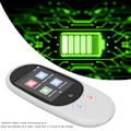 Miniatyrbillede 8 af 8: Sprog Oversætter Enhed 2.4in Touch Screen Real Time To Vejs Oversættelse Bærbar Intelligent Stemme Oversætter Hvid