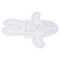 Miniatyrbild 3 av 5: LED Astronaut Neonljus USB-driven transparent bakgrundstavla