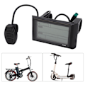 Miniatyrbild 1 av 8: 36V 48V Elektrisk cykel LCD S900 Display Kontrollpanel Vattentät LCD-skärmmätare för elcykel (protokoll 2)
