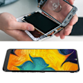 Pikkukuva 1 / 8: 6,4 tuuman LCD-näytön digitointilaitteen vaihto ulkokehyksellä ja korjaustyökalusarja Samsung Galaxy A30 SM A305G SM A305U -puhelimeen