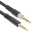 Pikkukuva 3 / 5: Kuulokkeiden kaapeli 3,5 mm uros-uros-äänikaapeli äänenvoimakkuuden säätimellä HyperX Cloudia varten