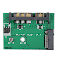 Miniatyrbillede 1 af 5: Høj kvalitet 2,5 tommer SATA3 NGFF til 2,5 tommer SATA Riser-kort M2 NGFF-adapter