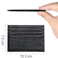Miniatyrbild 5 av 5: Minimalistisk läderplånbok med RFID-blockering, medium storlek