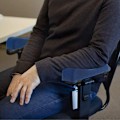 Miniatyrbillede 4 af 5: 1 par Memory Foam Arm Rest Kontorstol Armlæns Puder og Forhøjet Skrå Armlæn - Universal Pudebetræk til Armlæn og Albuelindring