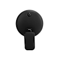 Miniatyrbillede 4 af 8: Mini telefon clip-on fyldlys USB genopladelig selfie ringlys til livestreaming (sort)