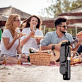Miniatyrbild 5 av 5: Mini Selfie Stick, Bärbar Aluminiumlegering Selfie Sticks Stativ, med Trådlös Bluetooth Fjärrkontroll