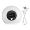 Miniatyrbillede 2 af 8: Farverige Vækkeur med Vejrtrækning Lampe Børn Bluetooth Højttaler Bordlampe Alarmur til Soveværelse
