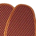 Miniatyrbillede 3 af 8: Bambus Kul Deodorant Mesh Indlægssåler Åndbar Absorberer Sved Sko Pads til Mænd Kvinder Khaki 41