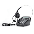 Miniatyrbillede 4 af 5: HT800 Call Center kablet telefon med omnidirektionel mikrofon headset egnet til kontor og hjem