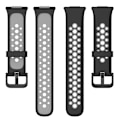 Miniatyrbillede 5 af 5: Udskiftningsremme Kompatibel med HUAWEI Watch FIT2 Åndbare Silikone Armbånd Dual Color Justerbar Smartwatch Håndledsrem