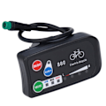 Miniatyrbillede 5 af 8: Sæt til konvertering af cykel til litiumbatteri 22A controller LED 880 display 1 til 2 forbindelsesledningssæt til 500W motor