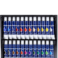 Miniatyrbillede 1 af 5: 24 farver 12 ml DIY pigment maleri tegne tilbehør farverig maling sæt