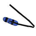 Miniatyrbillede 1 af 5: Yoga Ligament Stretching Belt Hamstring Leg Stretch Strap til Fleksibilitet Dansetræning