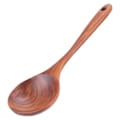 Miniatyrbillede 3 af 5: Teak Blandeske i træ, non-stick køkkenske, smør omrøringsske til hjemmekøkken