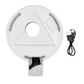 Miniatyrbilde 2 av 8: Digital RGB LED-base for PS5 vertikal stativ - 4 fargemoduser - Robust og slank RGB LED-konsollstativ for PS5