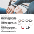 Pikkukuva 4 / 5: 10 kpl IWatch-kuoren koteloa kova PC karkaistu lasi kello näytönsuoja kotelo SE(2022) 6 5 4 SE 40mm IOS-kellolle