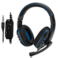 Miniatyrbillede 2 af 5: Headset til hovedmonteret computerspil - Høj ydeevne til PS4 (blå sort)