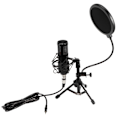 Miniatyrbild 6 av 7: Kardioid XLR-mikrofon för podcaststudio, robust mikrofon med metallhölje levererar oöverträffad ljudkvalitet för streamers, musiker och innehållsskapare