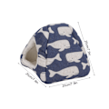 Miniatyrbillede 6 af 8: Hamsterhule seng vindafvisende varm bomulds gemmested seng til hamster chinchilla marsvin 20x20x20cm / 7.9x7.9x7.9in