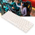 Miniatyrbild 4 av 5: 61-tangenters mekaniskt tangentbord, bärbart, kompakt 60 % speltangentbord med LED-bakgrundsbelysning för Windows PC-bärbar dator