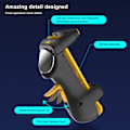 Miniatyrbilde 1 av 8: Tablet PC kontinuerlig skyting Gamepad Full Protection Fire Fingers Operation UtstyrYellow