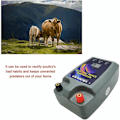 Miniatyrbild 5 av 5: Elektriskt betesstängsel för skydd av boskap, elektronisk stängselladdare för fjäderfägårdar som säkerställer hög säkerhet och enkel installation, 3-vägs ström