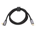 Miniatyrbild 2 av 5: 100W PD Nylon Flätad USB C Snabbladdningskabel USB 3.1 Gen2 10Gbps 3 Kabel 4K 60Hz（1m）