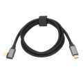Miniatyrbilde 2 av 5: 100W PD Nylon Flettet USB C Hurtiglading Kabel USB 3.1 Gen2 10Gbps 3 Kabel 4K 60Hz（1m）
