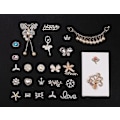 Miniatyrbillede 5 af 5: Sko Charms Passer Til Clog Sandaler Dekoration Mode Crystal Diamo