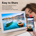 Miniatyrbild 4 av 5: 10,1 tums WiFi digital fotoram smart 16 GB minne automatisk rotera 1280x800 IPS pekskärm fotoram 100‑240V