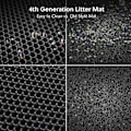 Miniatyrbild 4 av 5: Kattströfångarmatta med innovativ bikakedesign, lagerdesign för optimal strökontroll, högkvalitativt material som säkerställer hållbarhet och säkerhet för