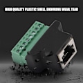 Miniatyrbilde 7 av 8: DVR Ethernet-kontakt RJ45 hunn til 8-pins skrueklemmekontakt