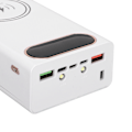 Pikkukuva 3 / 8: L20 QC 22.5W+15W Langaton lataus Akun Kotelo 20x18650 Akun Laatikko DIY Power Bank(Valkoinen )