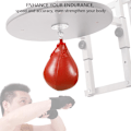Miniatyrbild 3 av 5: Uppblåsbar boxningsspeedboll hängande väska MMA slagträning träningsutrustning (röd)