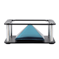 Miniatyrbild 2 av 5: 3D Holografisk Display Stativ Projektor 3.5-6 tums Mobil Smartphone Hologram Fäste