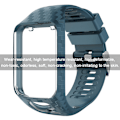 Miniatyrbillede 1 af 2: TPE Material Radium Graveret Urrem til TomTom (Rock Blue)